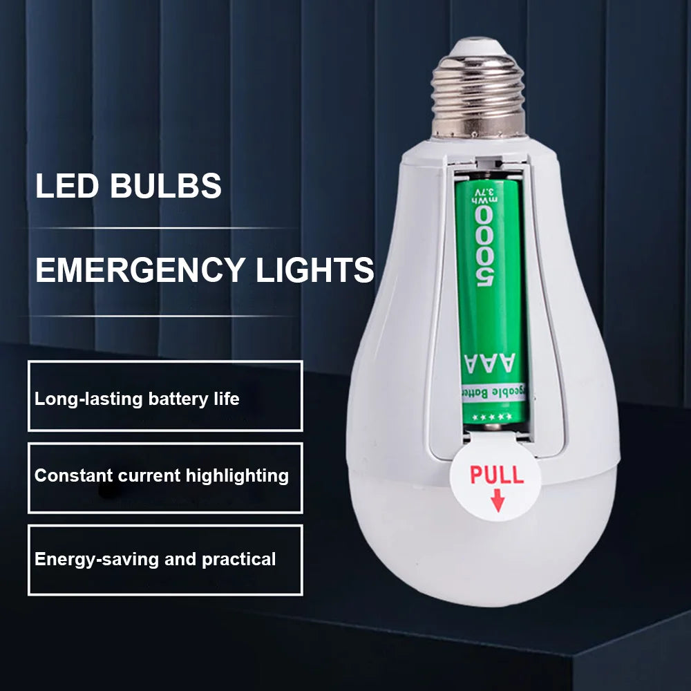 SmartGlow™ Emergency LED Bulb – Rechargeable & Flicker-Free Lighting