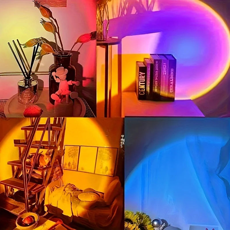 SmartGlow™ Sunset Lamp – Create Relaxing Ambiance at Home