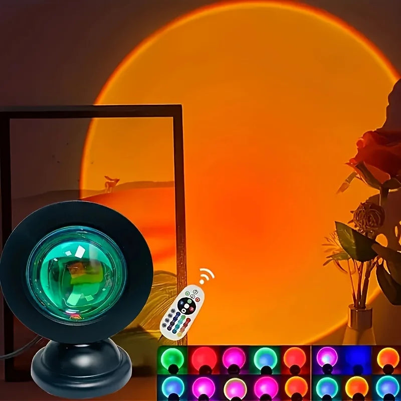 SmartGlow™ Sunset Lamp – Create Relaxing Ambiance at Home