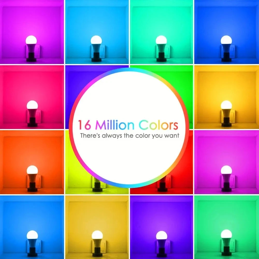 SmartGlow™ RGB Bluetooth LED Bulb – App Controlled, 16 Million Colors