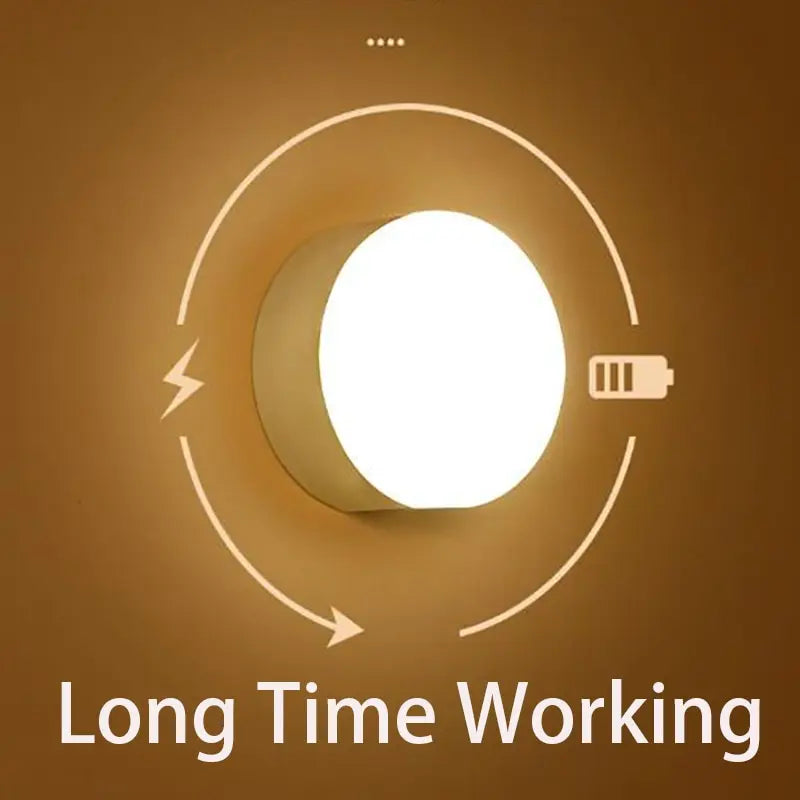 SmartGlow™ Motion Sensor Night Light – USB Rechargeable & Magnetic