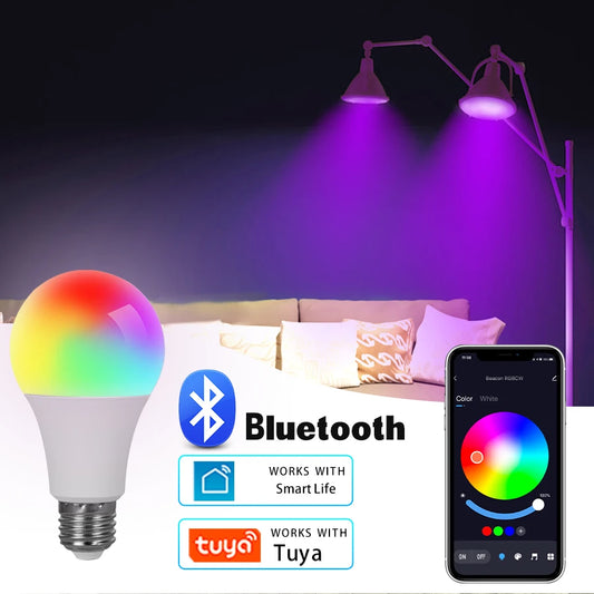 SmartGlow™ RGB Bluetooth LED Bulb – App Controlled, 16 Million Colors