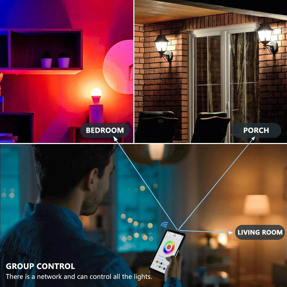 SmartGlow™ RGB Bluetooth LED Bulb – App Controlled, 16 Million Colors