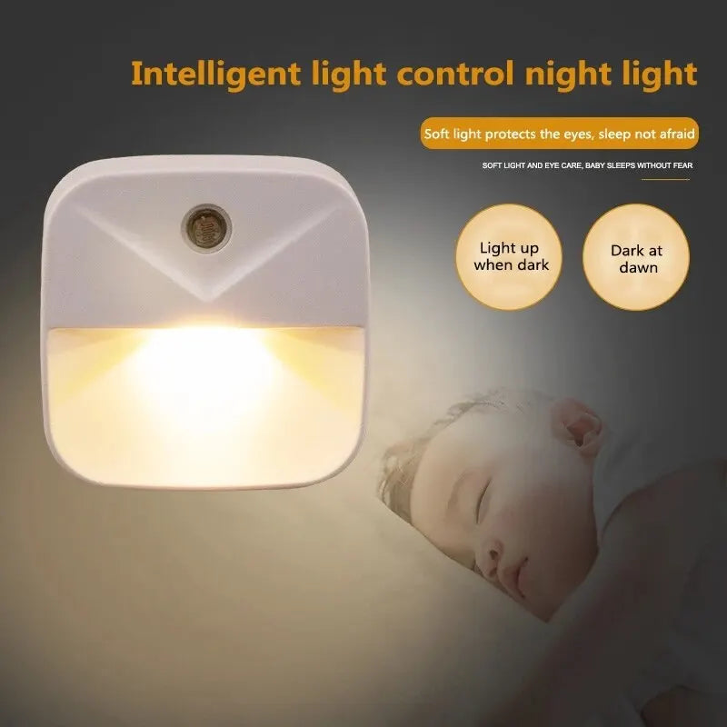 SmartGlow™ Automatic Sensor Night Light – Soft LED for Kids & Home