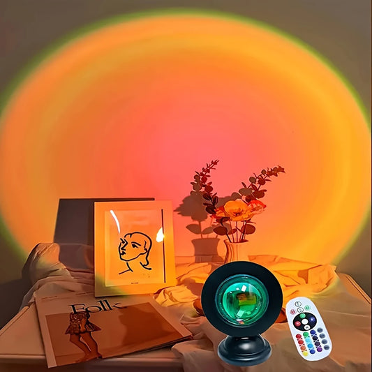 SmartGlow™ Sunset Lamp – Create Relaxing Ambiance at Home